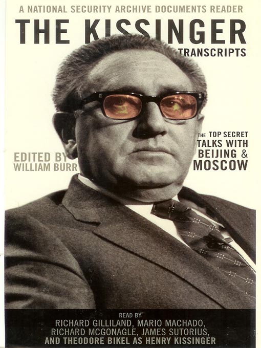 Title details for The Kissinger Transcripts by William Burr - Available